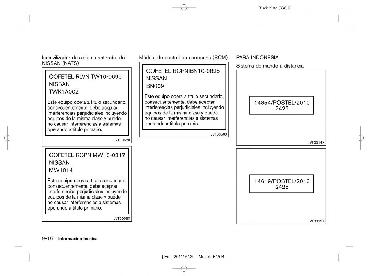 Nissan Juke manual del propietario / page 338