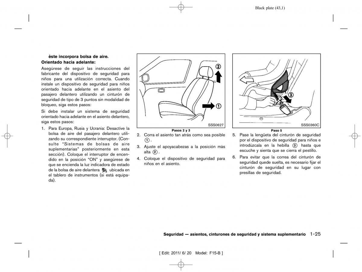 Nissan Juke manual del propietario / page 45