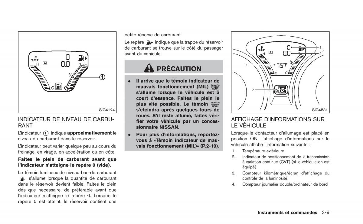 Nissan Juke manuel du proprietaire / page 88