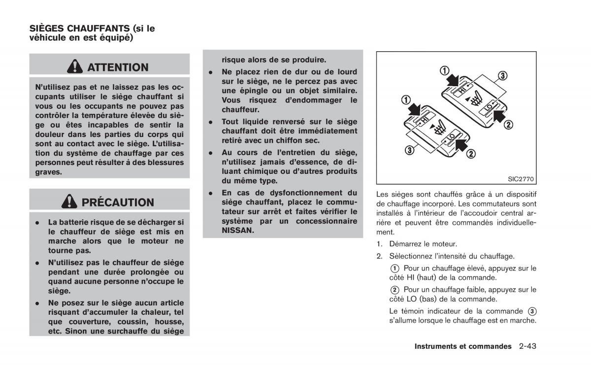 Nissan Juke manuel du proprietaire / page 122