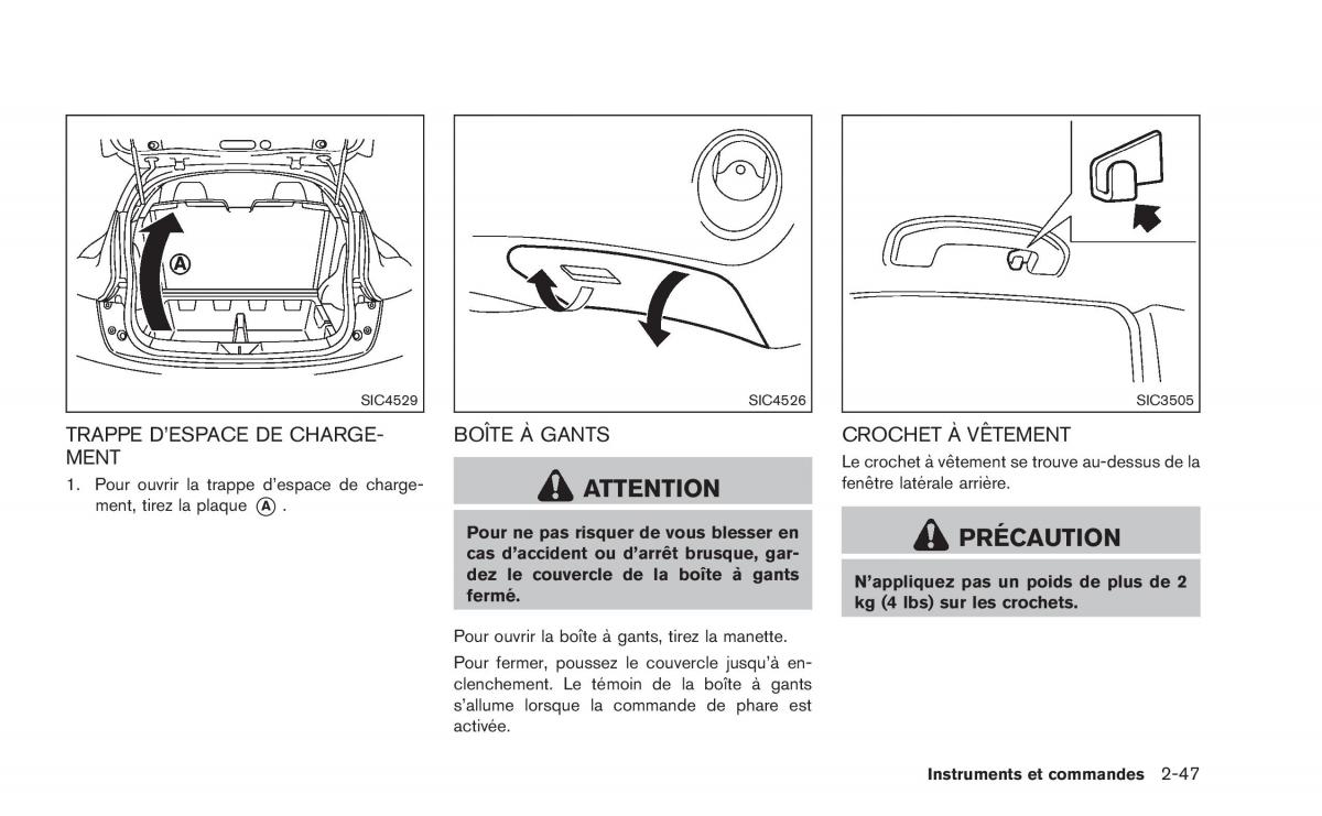 Nissan Juke manuel du proprietaire / page 126