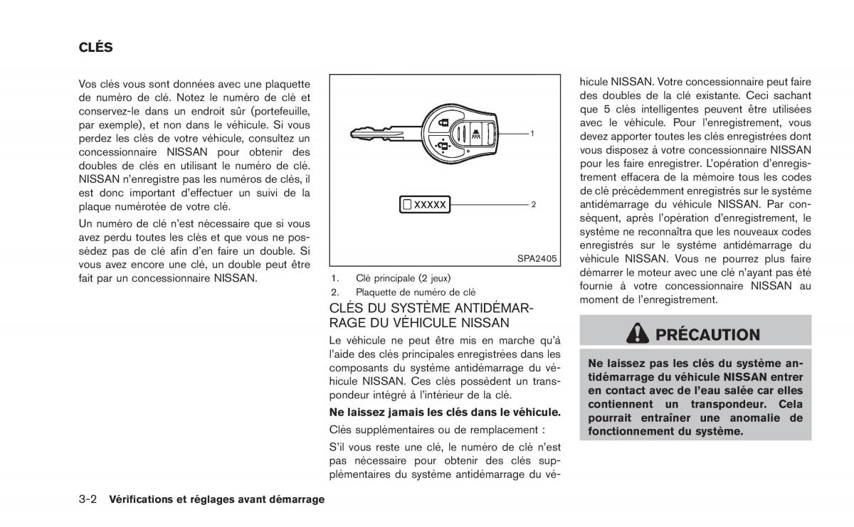 Nissan Juke manuel du proprietaire / page 135