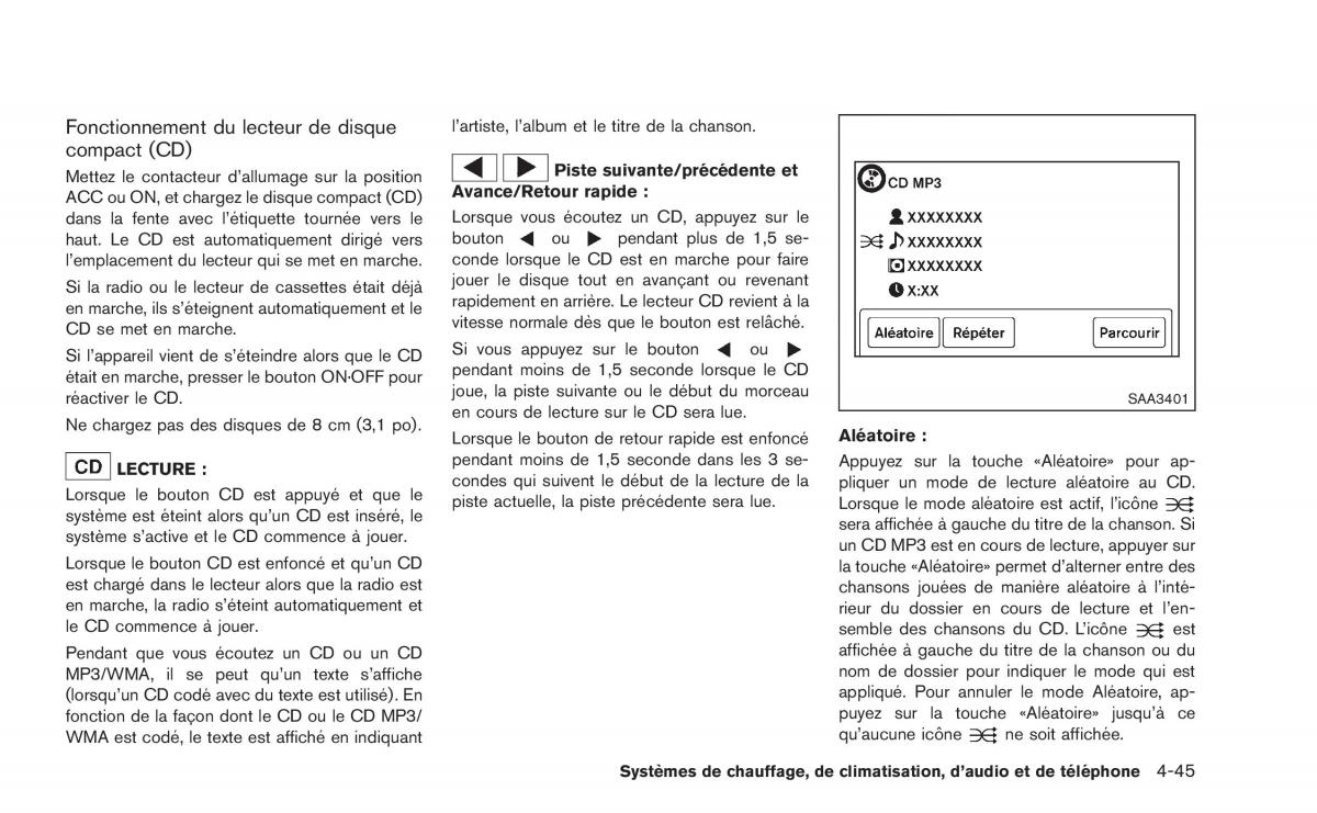 Nissan Juke manuel du proprietaire / page 210