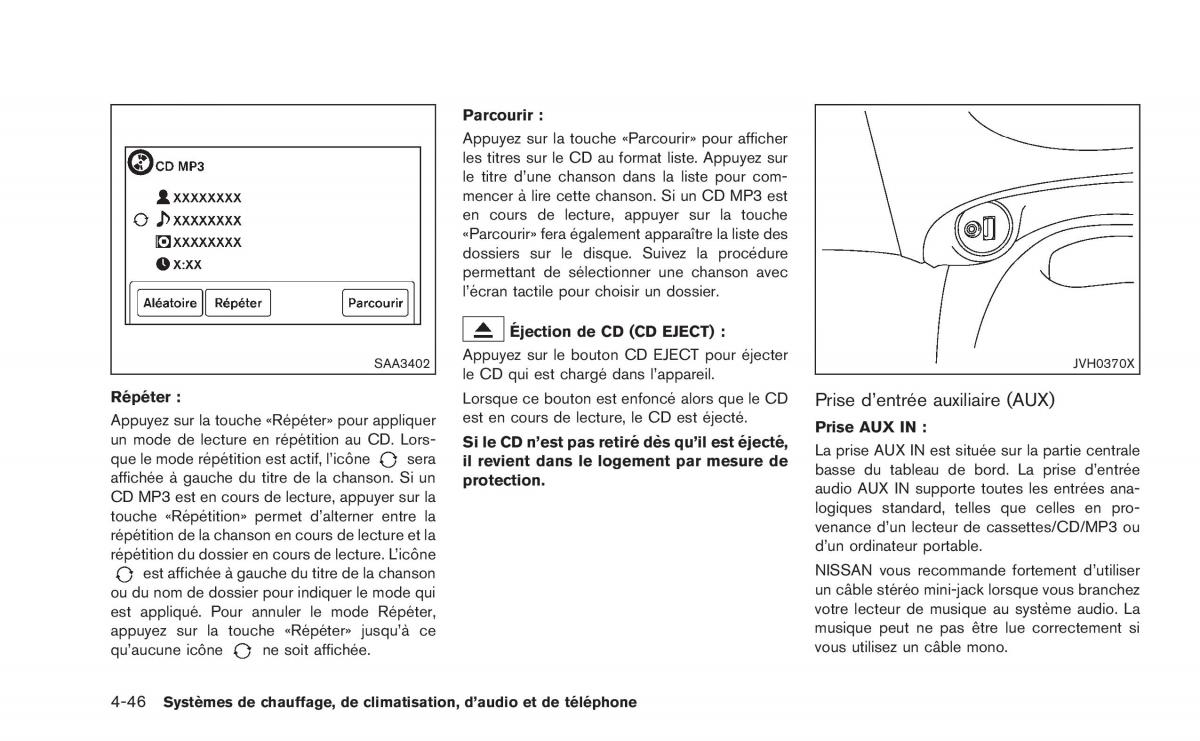 Nissan Juke manuel du proprietaire / page 211