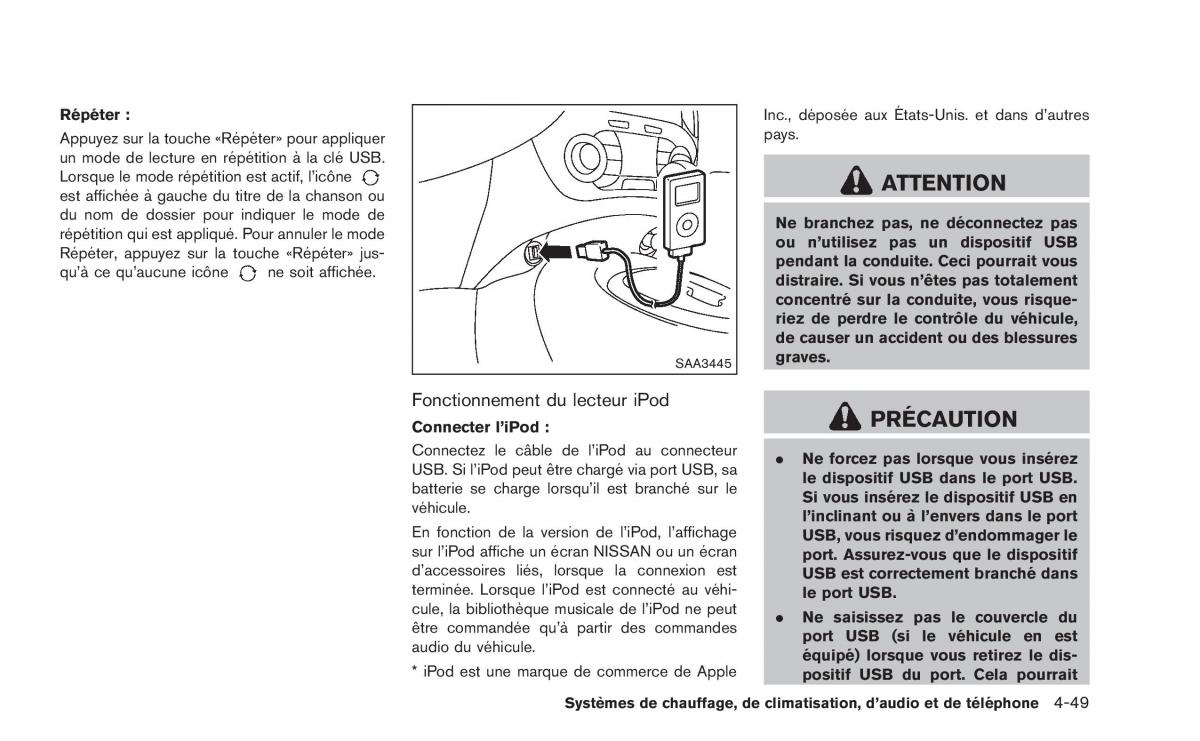 Nissan Juke manuel du proprietaire / page 214