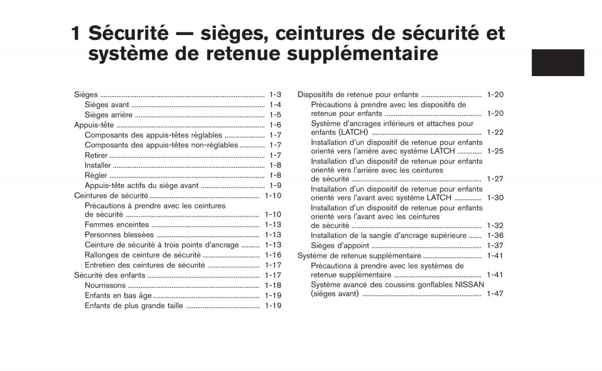 Nissan Juke manuel du proprietaire / page 22