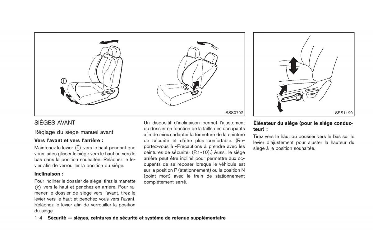 Nissan Juke manuel du proprietaire / page 25