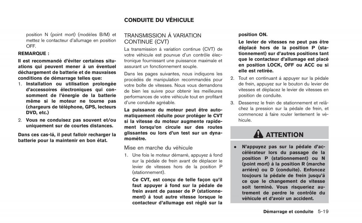 Nissan Juke manuel du proprietaire / page 252