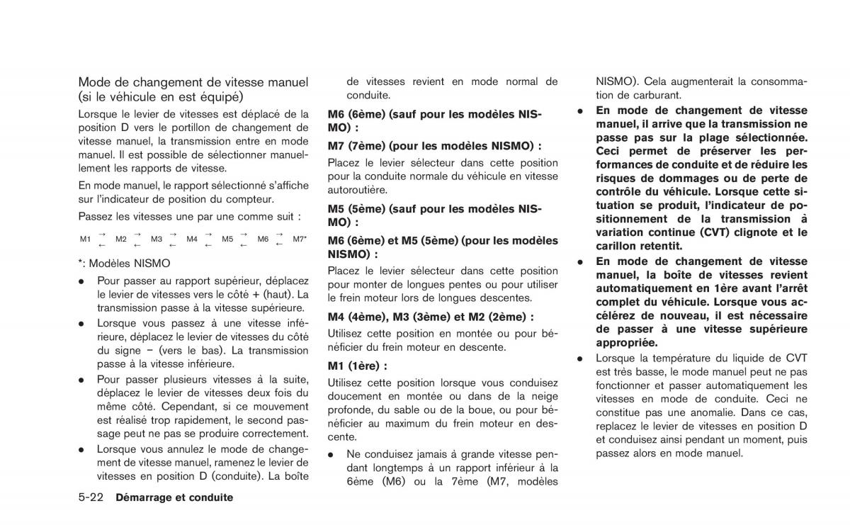 Nissan Juke manuel du proprietaire / page 255