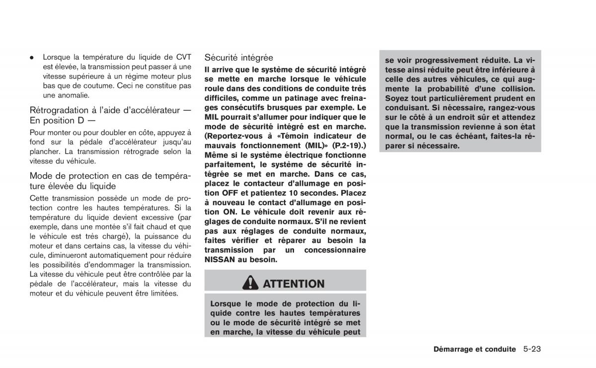 Nissan Juke manuel du proprietaire / page 256