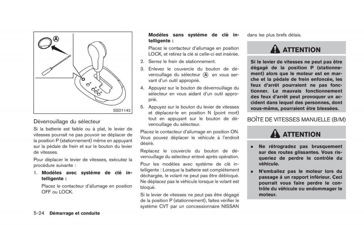 Nissan Juke manuel du proprietaire / page 257