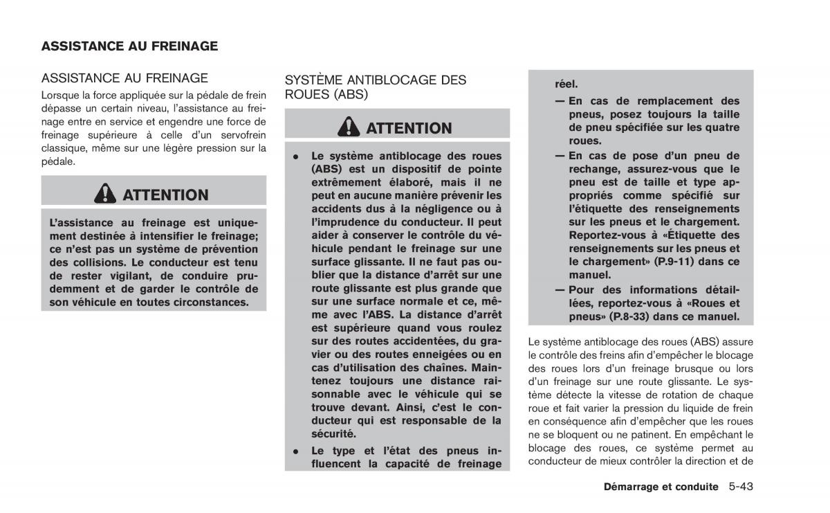 Nissan Juke manuel du proprietaire / page 276