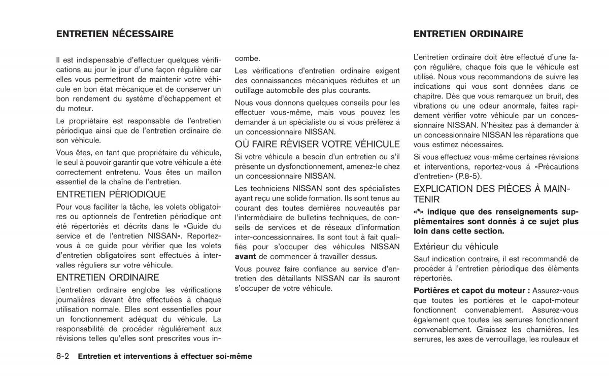 Nissan Juke manuel du proprietaire / page 309