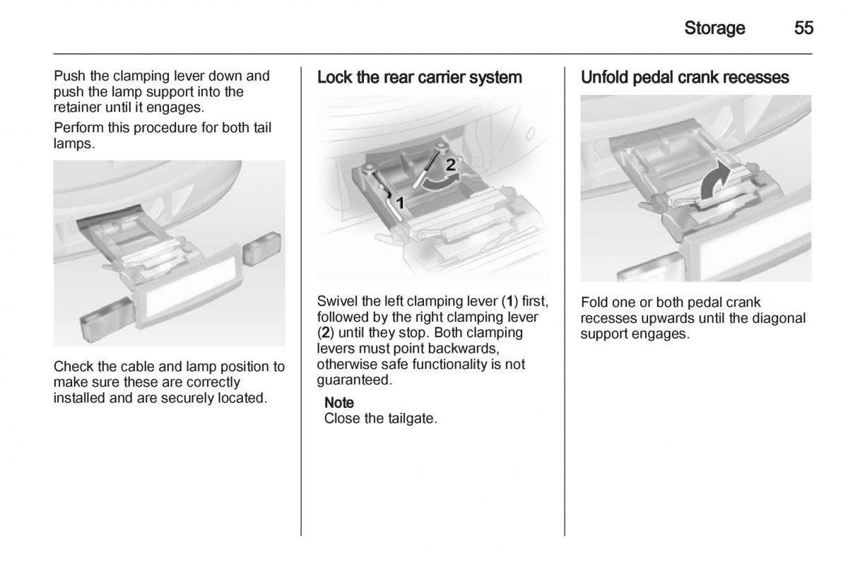 Opel Corsa D owners manual / page 57