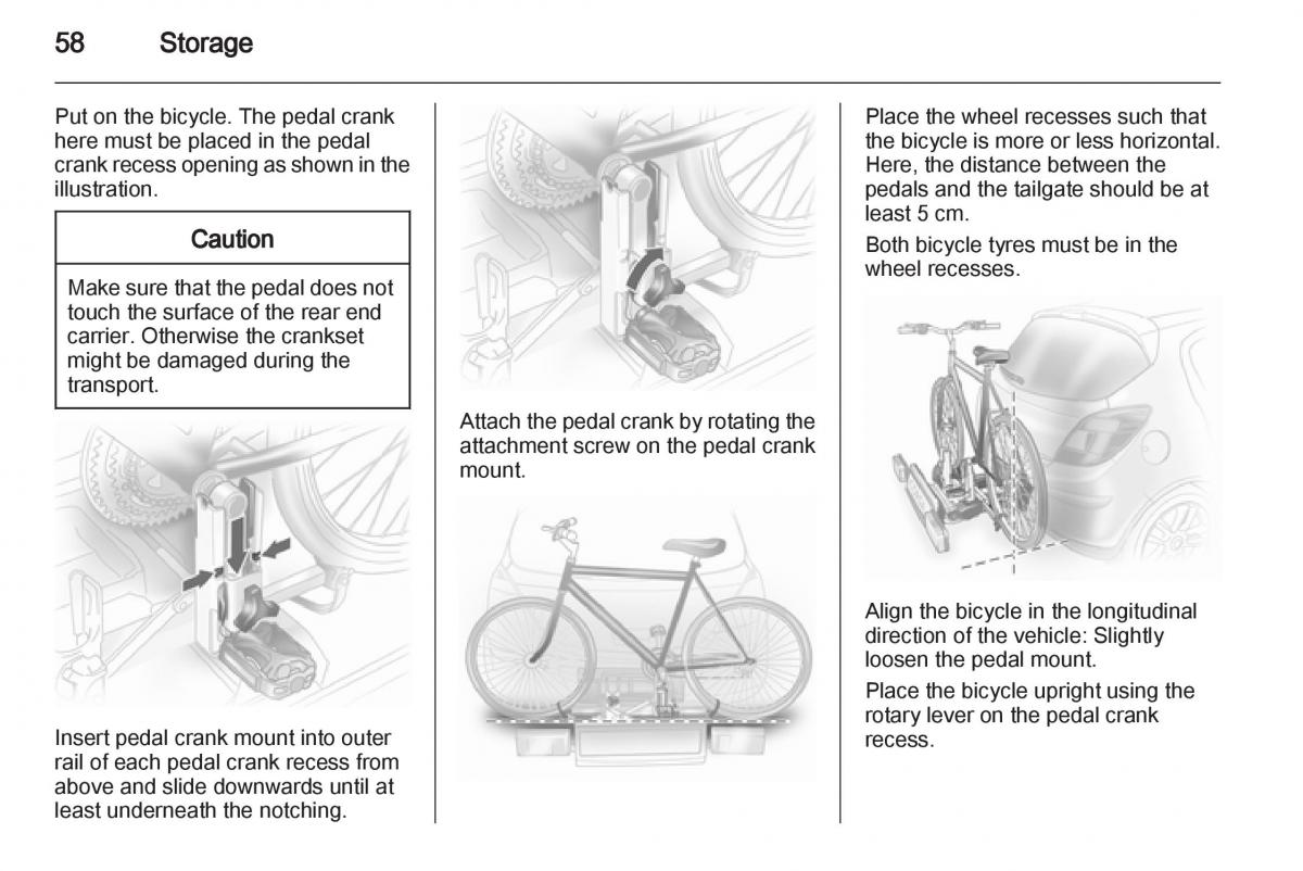 Opel Corsa D owners manual / page 60