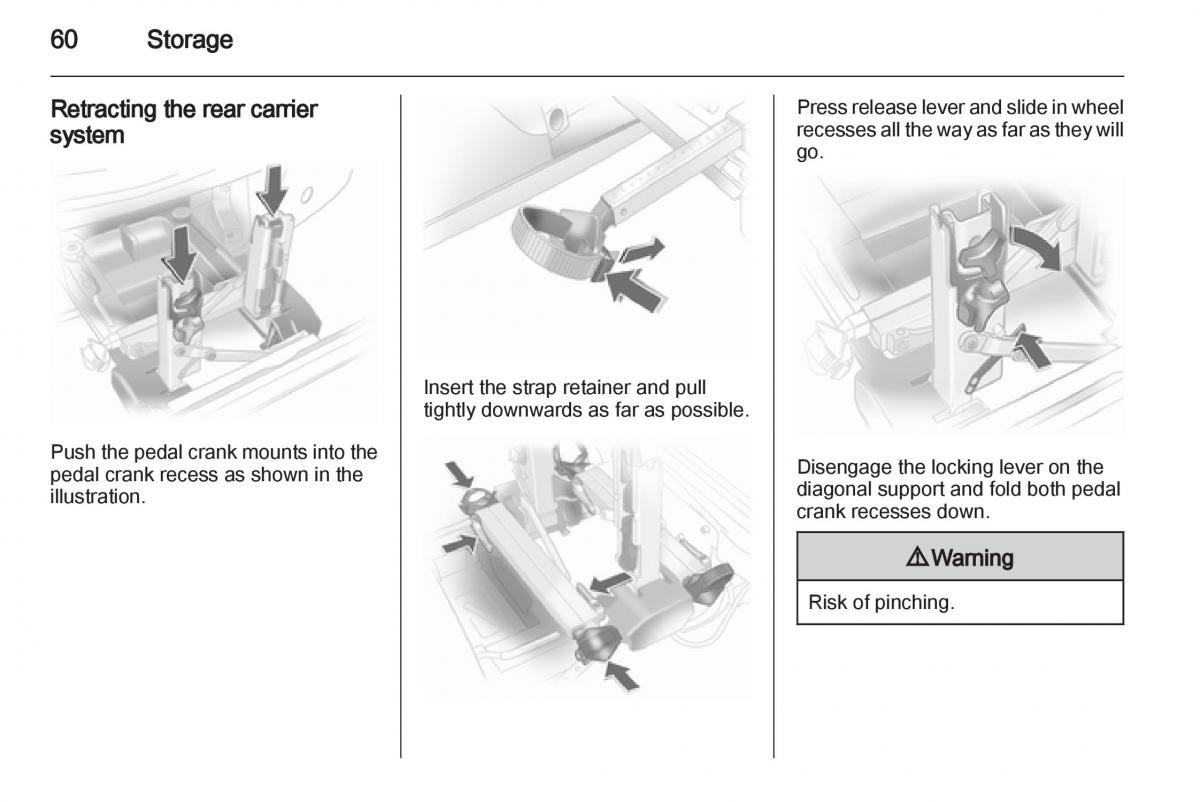 Opel Corsa D owners manual / page 62