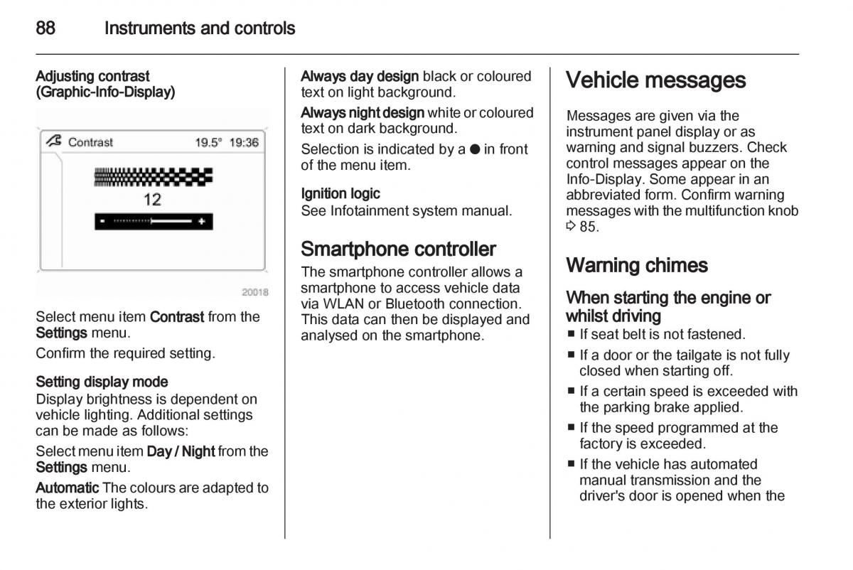 Opel Corsa D owners manual / page 90