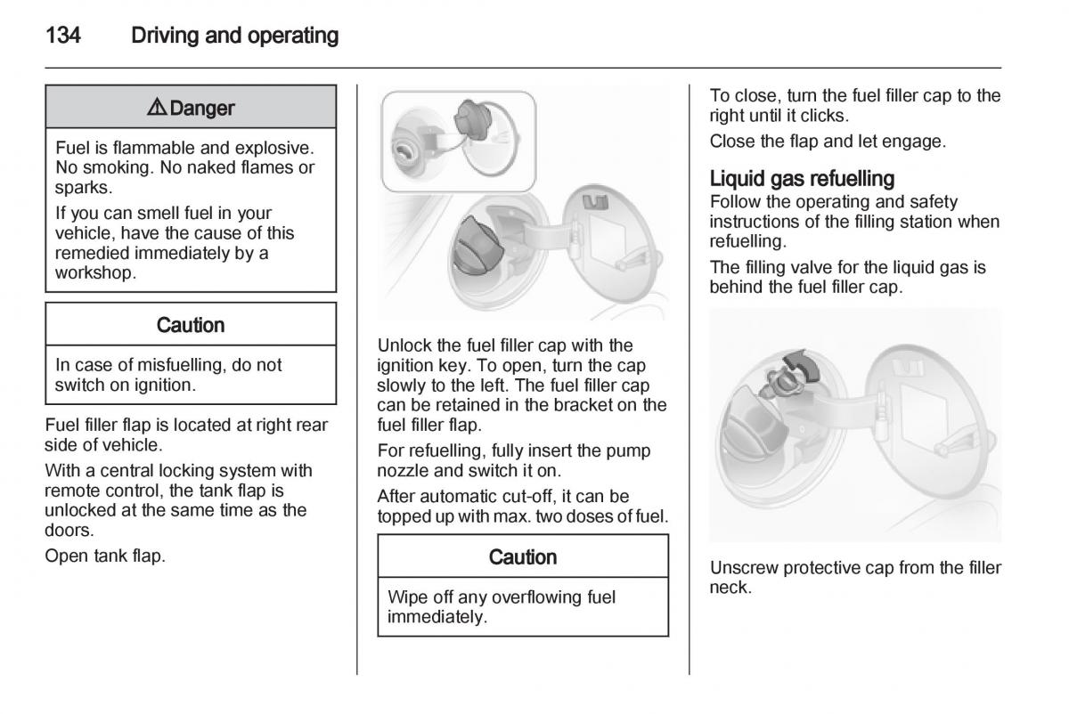 Opel Corsa D owners manual / page 136