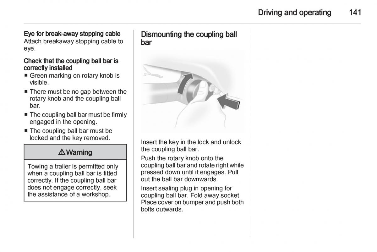 Opel Corsa D owners manual / page 143