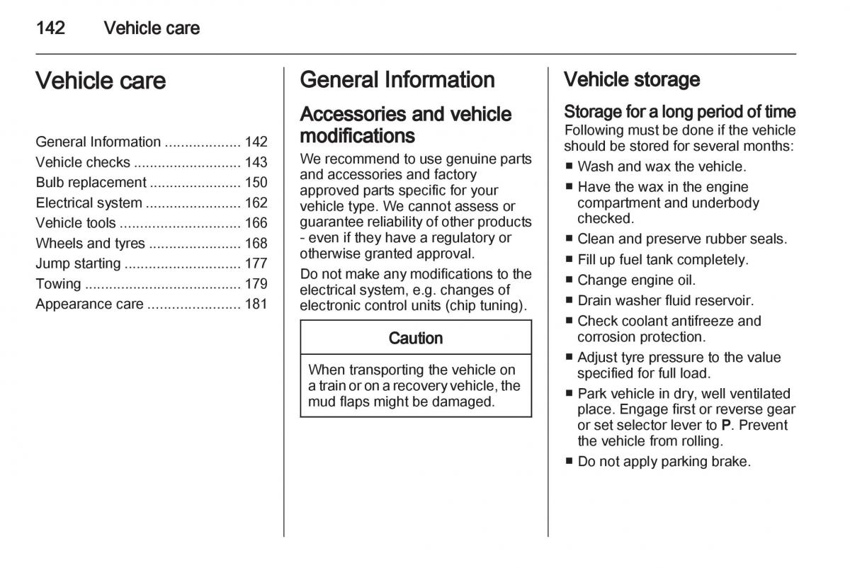 Opel Corsa D owners manual / page 144