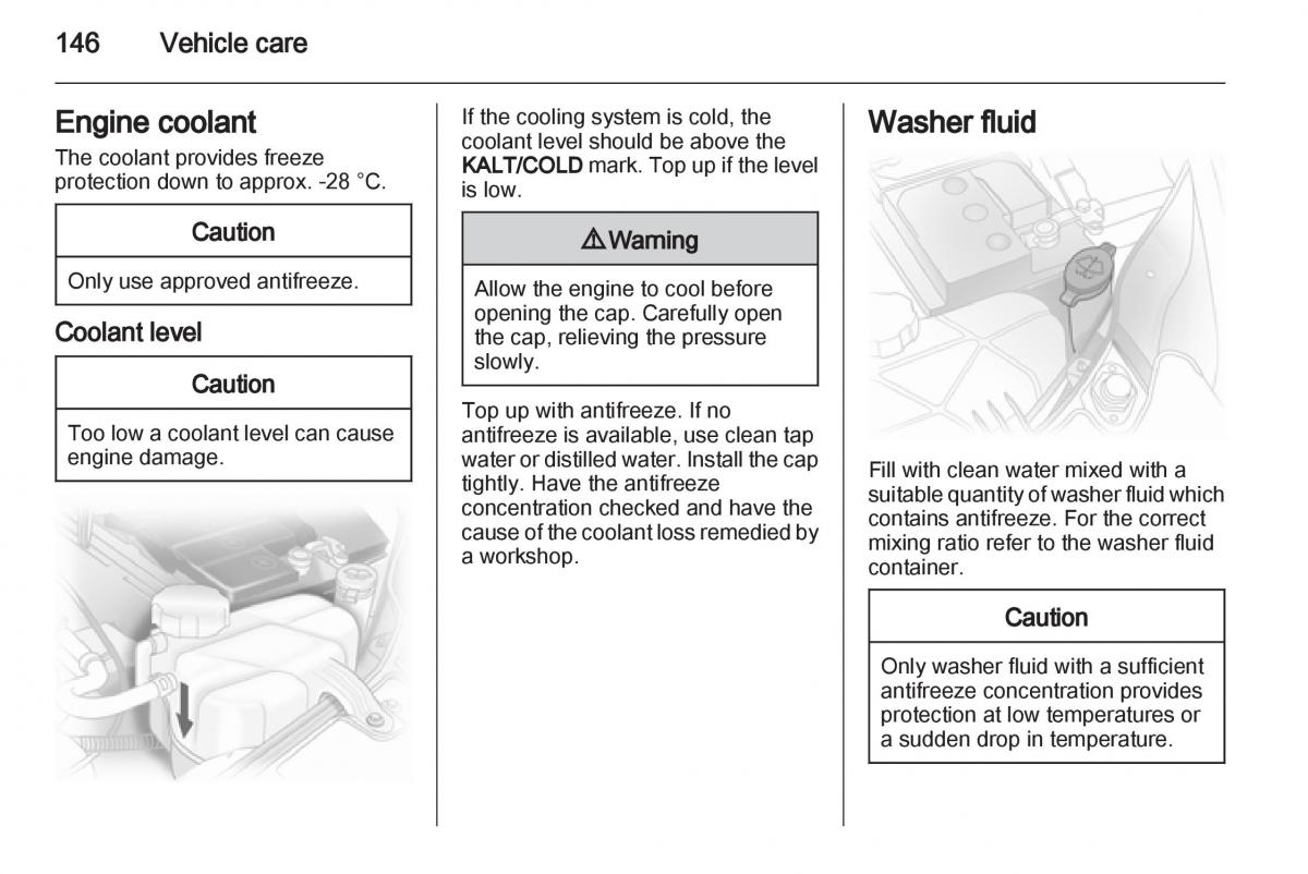 Opel Corsa D owners manual / page 148