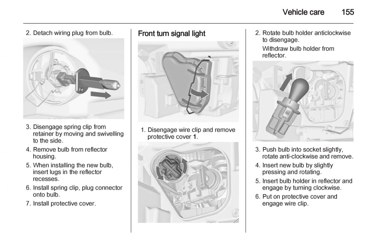 Opel Corsa D owners manual / page 157