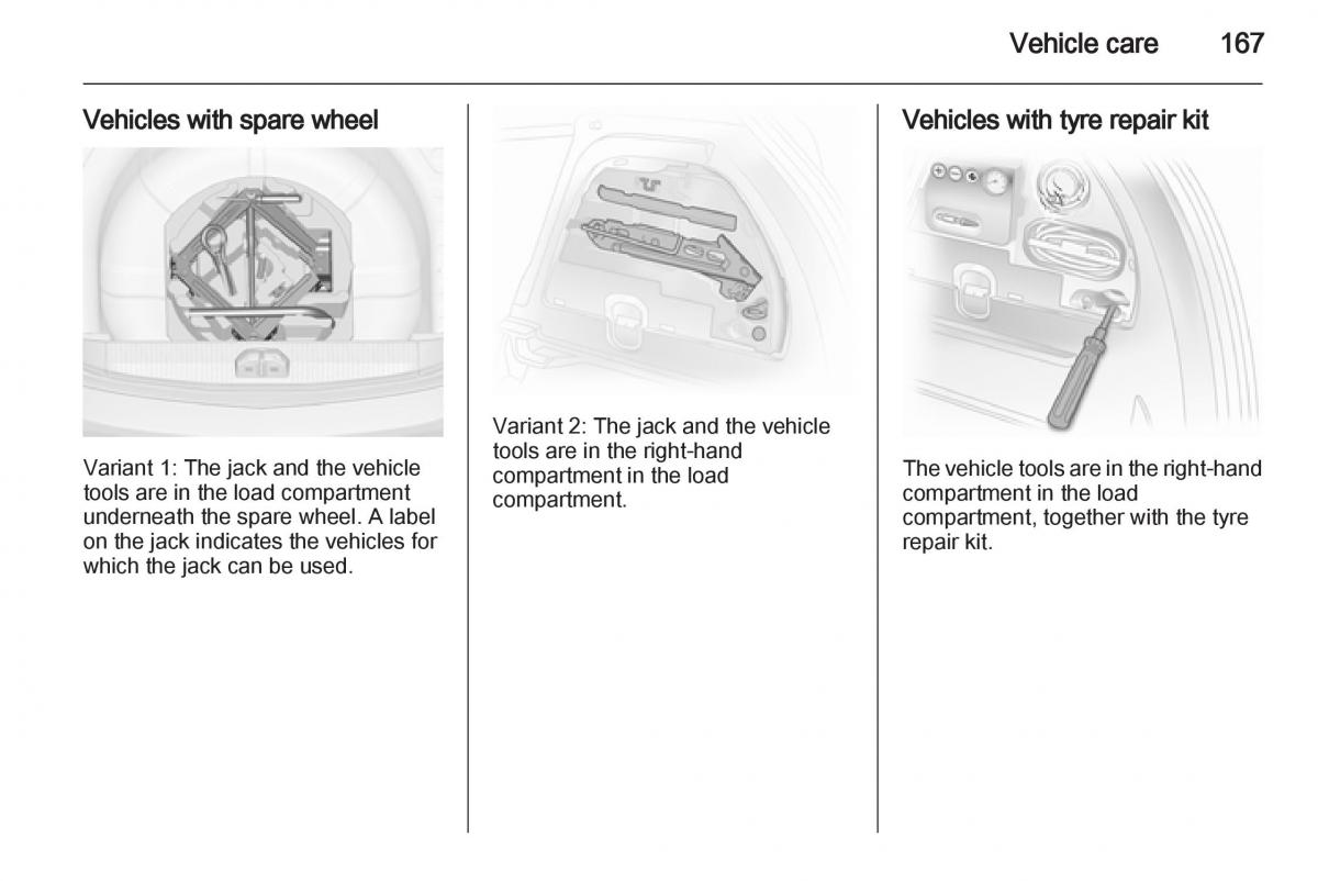 Opel Corsa D owners manual / page 169