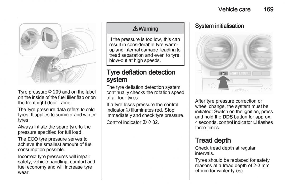 Opel Corsa D owners manual / page 171