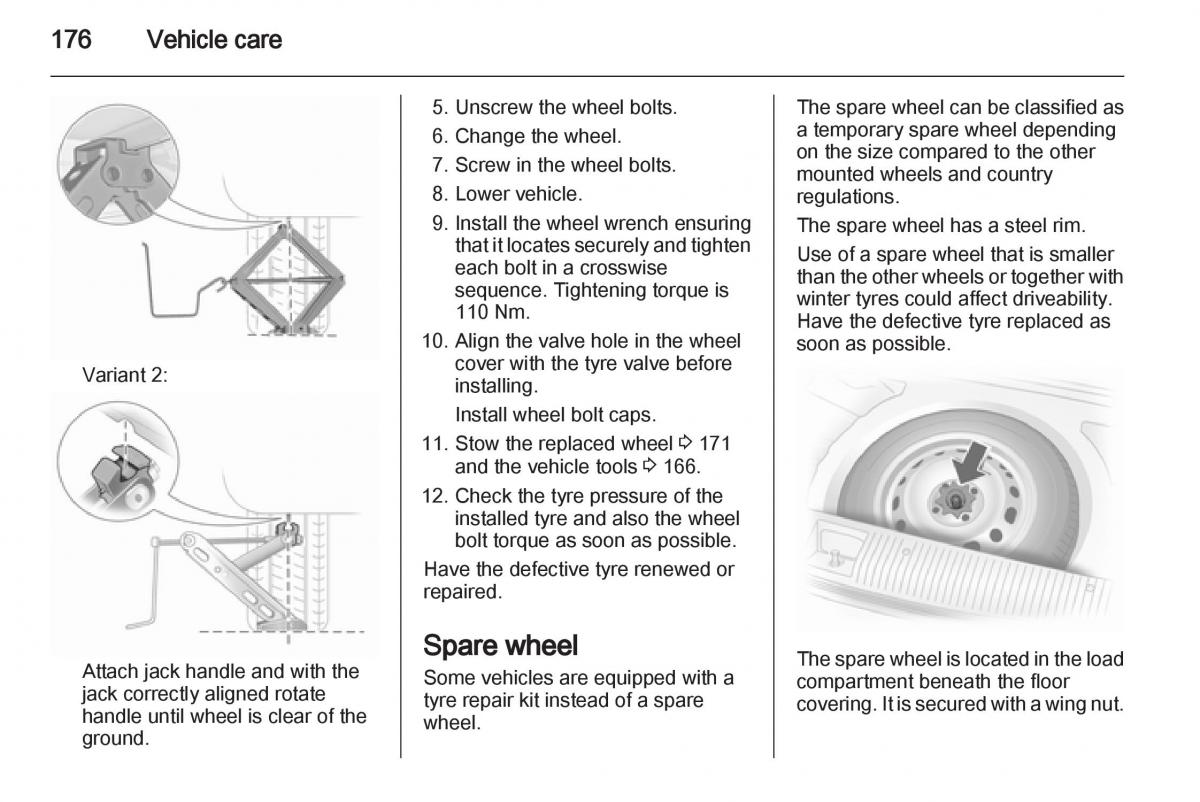 Opel Corsa D owners manual / page 178