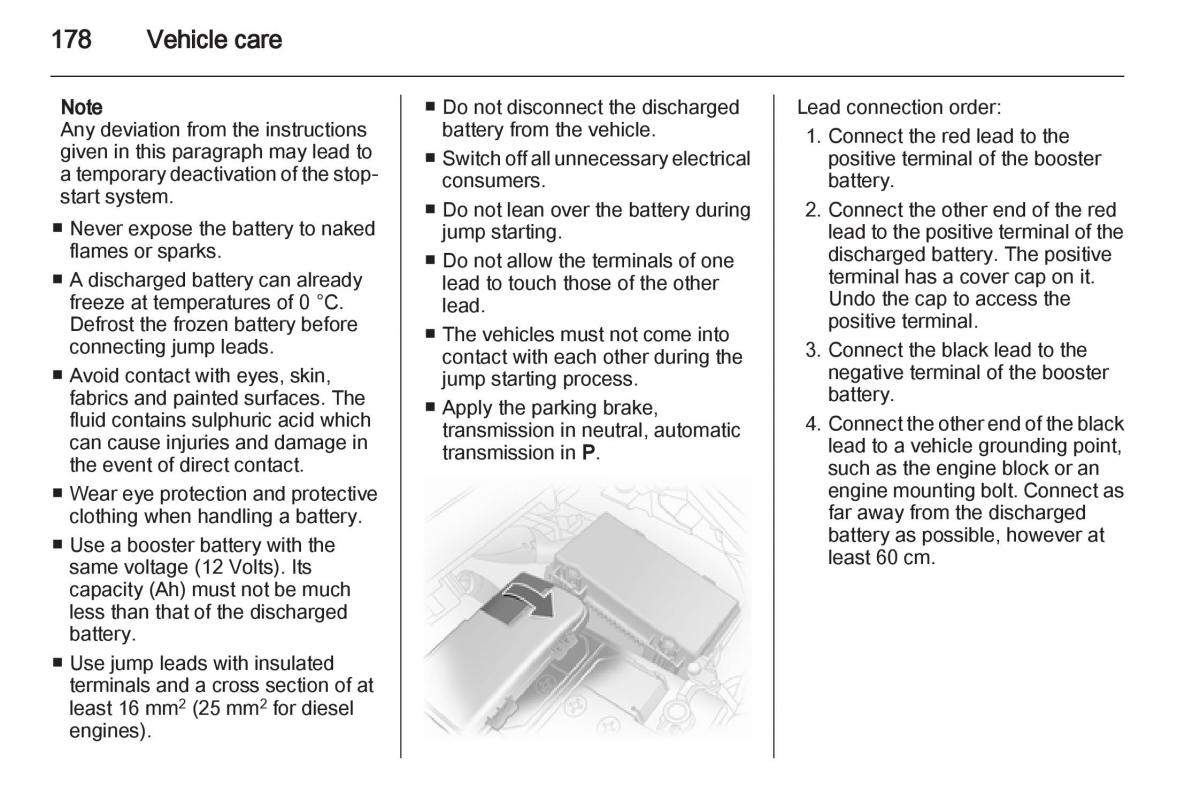 Opel Corsa D owners manual / page 180