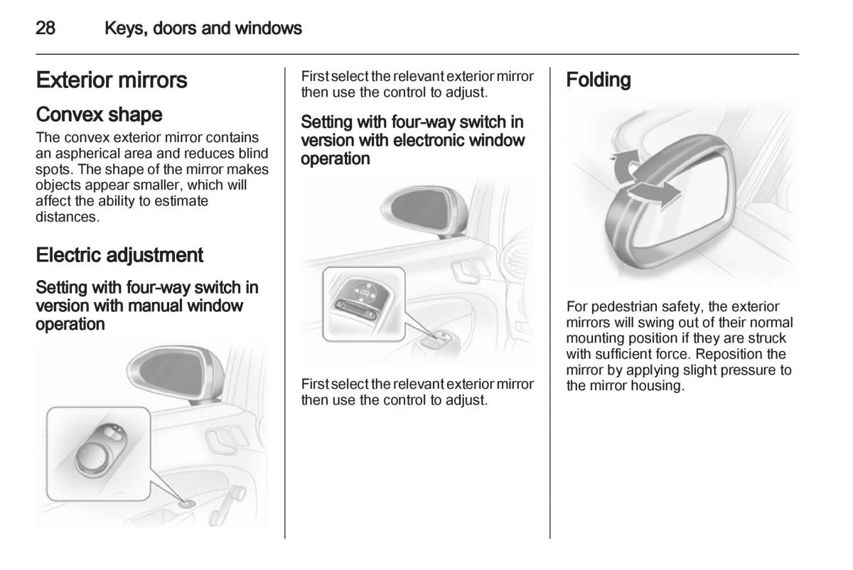 Opel Corsa D owners manual / page 30