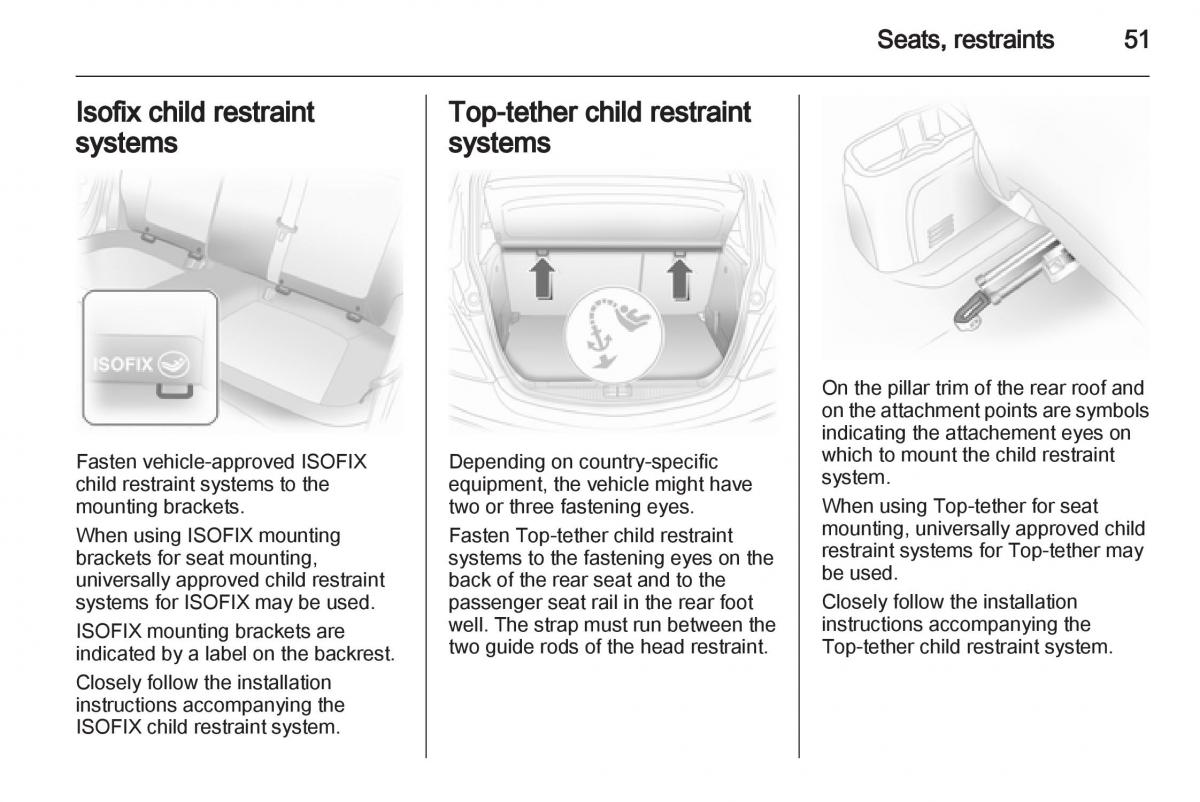 Opel Corsa D owners manual / page 53