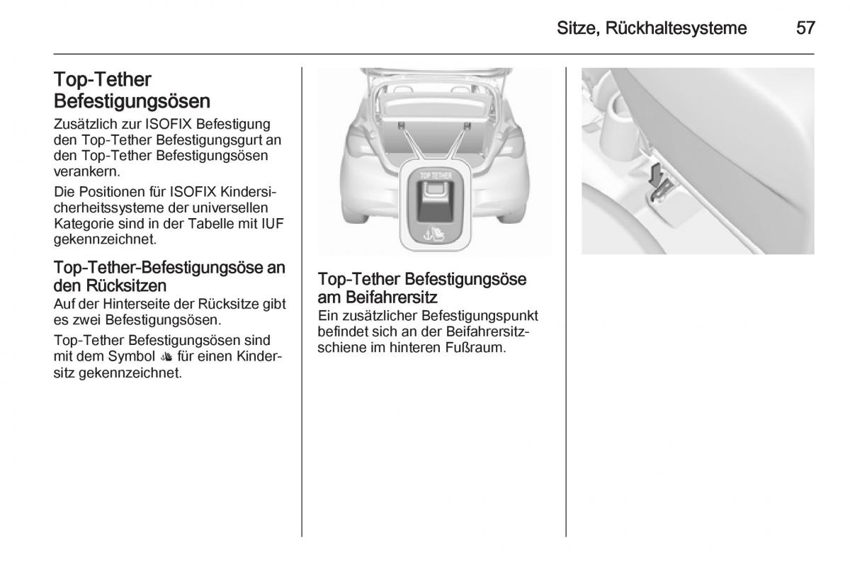 Opel Corsa E Handbuch / page 59