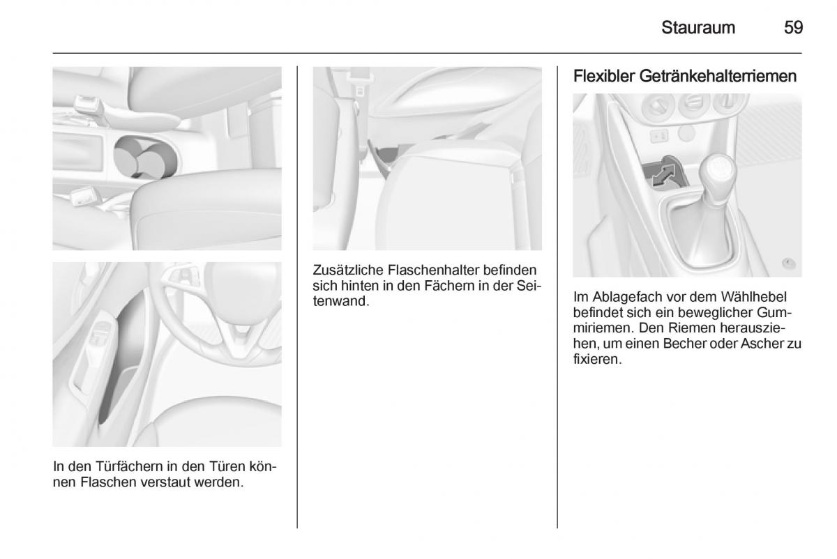 Opel Corsa E Handbuch / page 61