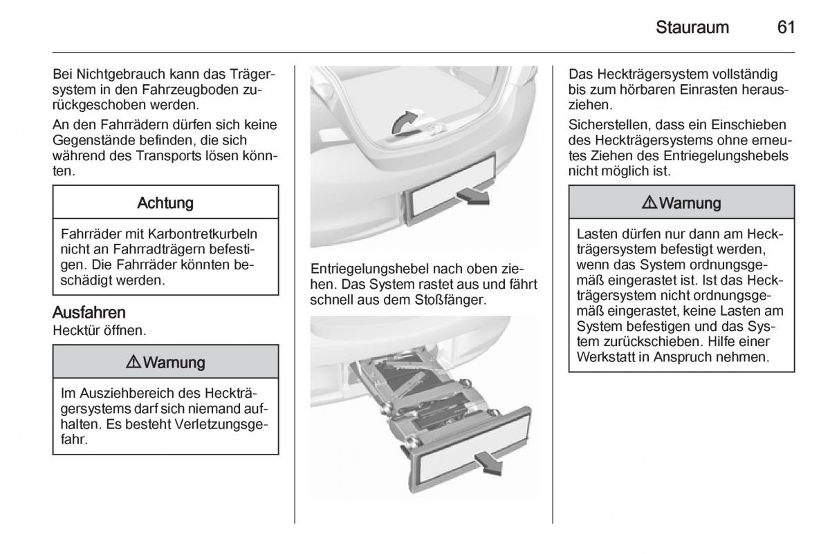 Opel Corsa E Handbuch / page 63