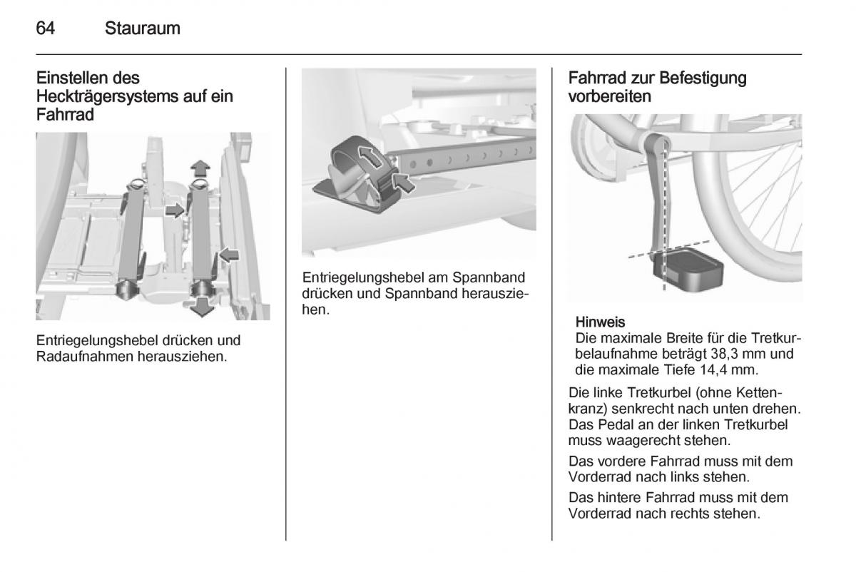 Opel Corsa E Handbuch / page 66