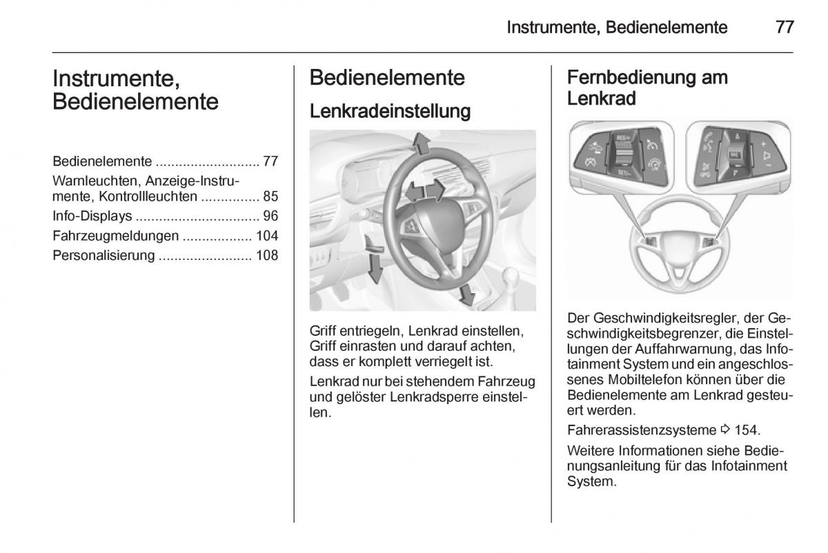 Opel Corsa E Handbuch / page 79