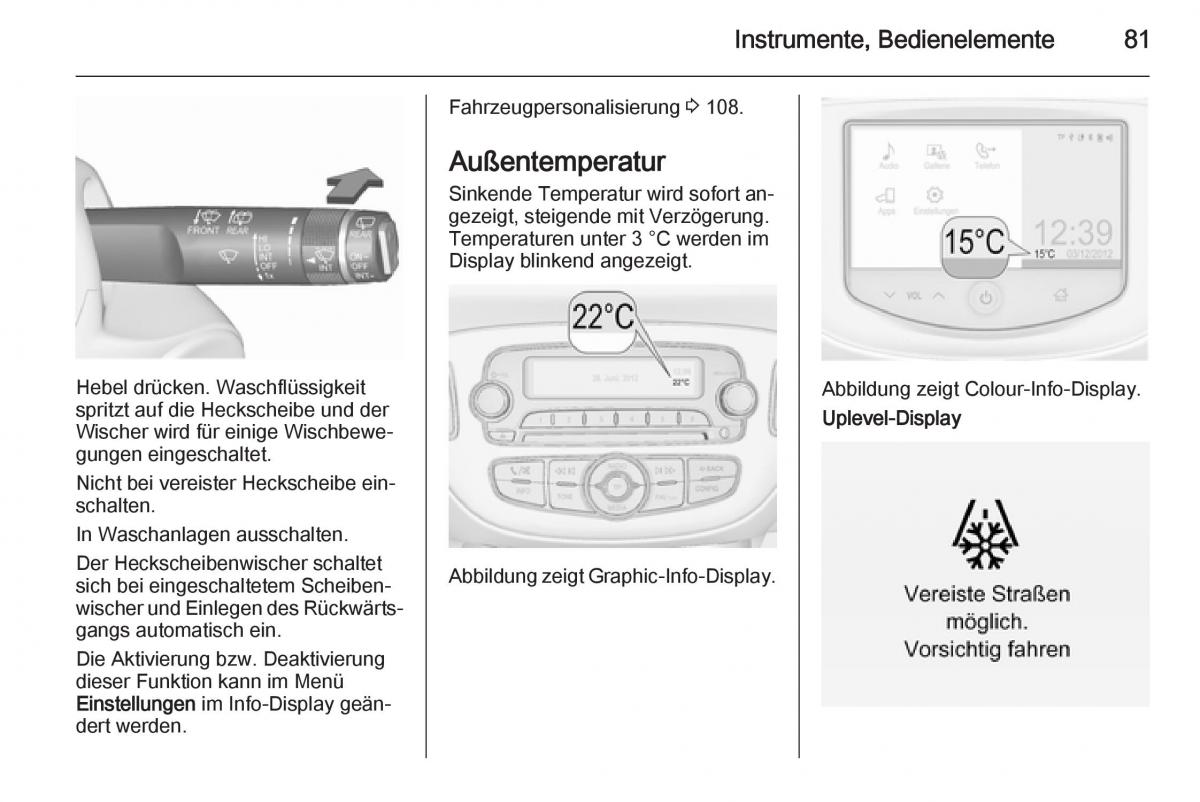 Opel Corsa E Handbuch / page 83