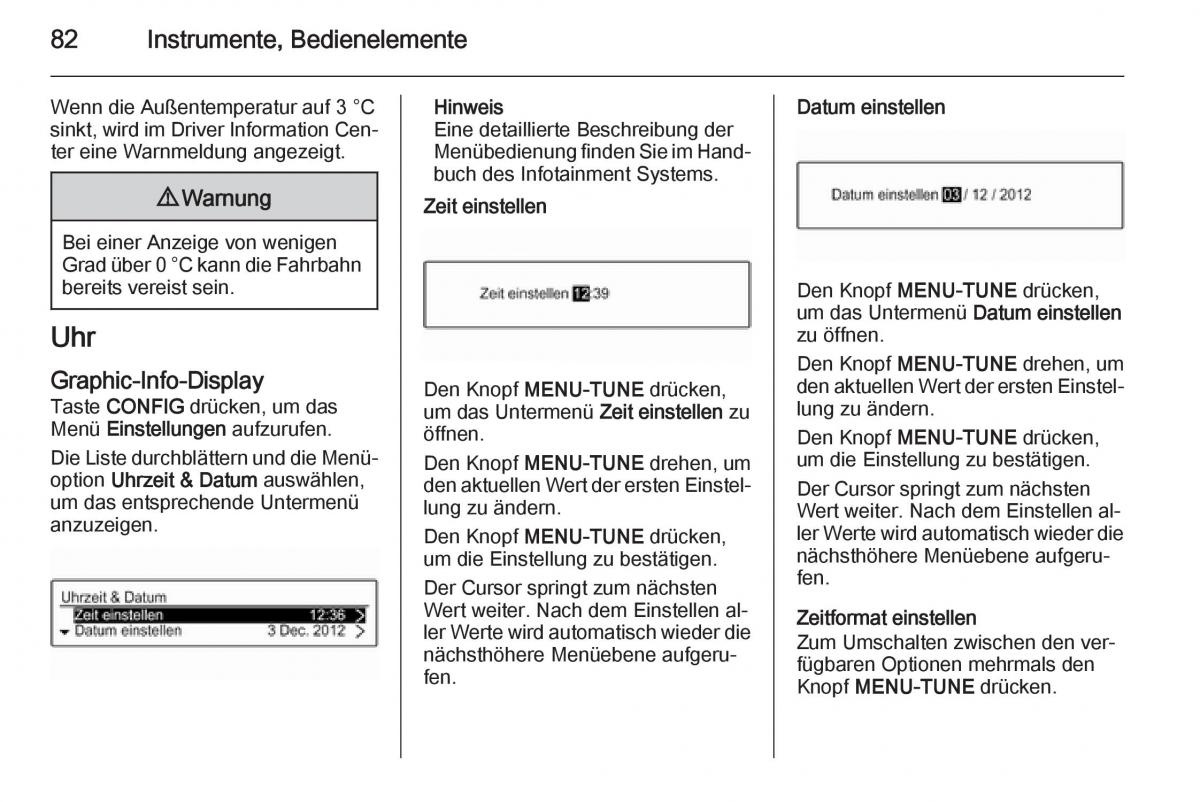 Opel Corsa E Handbuch / page 84