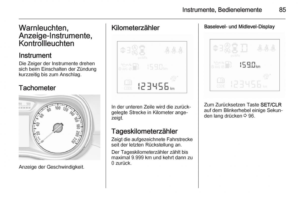 Opel Corsa E Handbuch / page 87