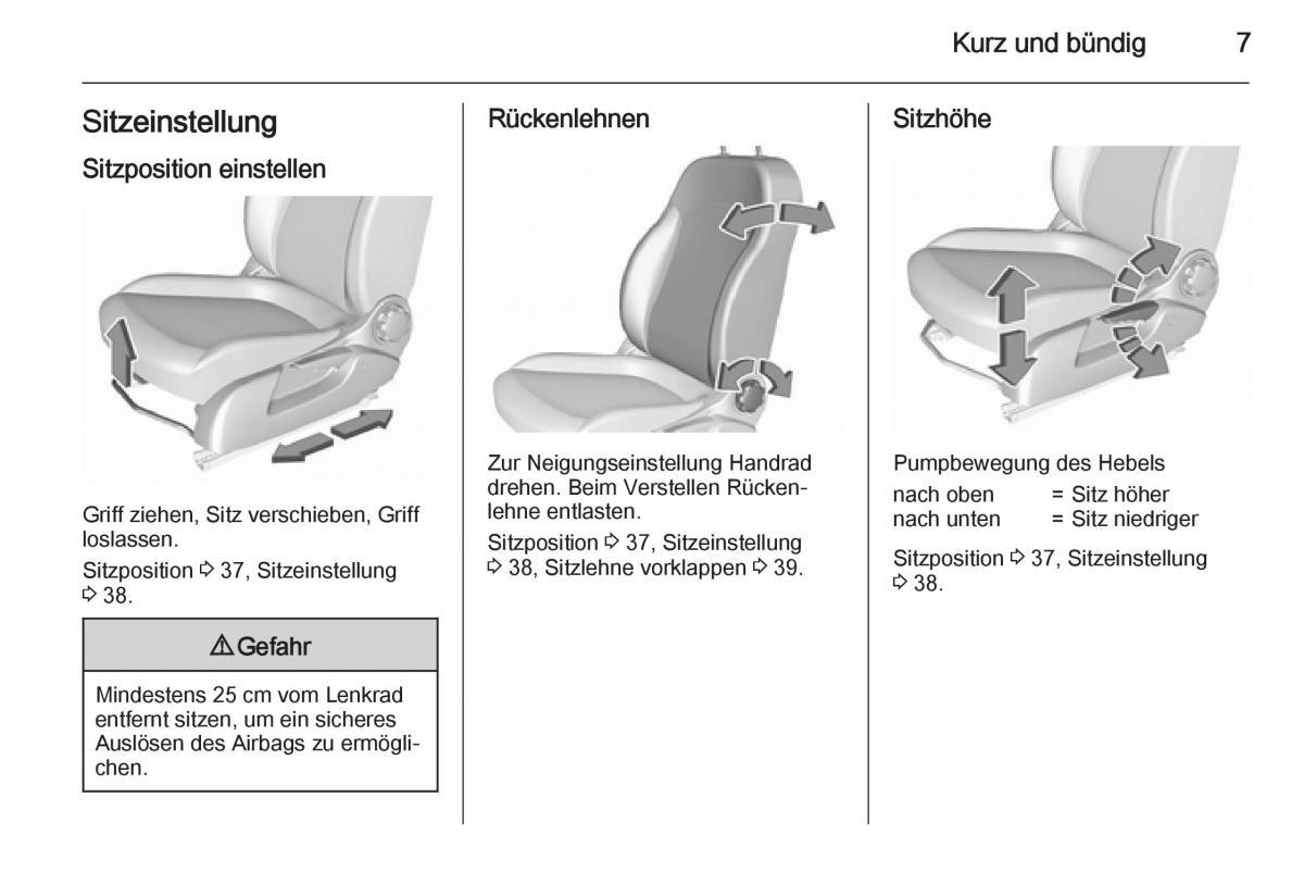 Opel Corsa E Handbuch / page 9