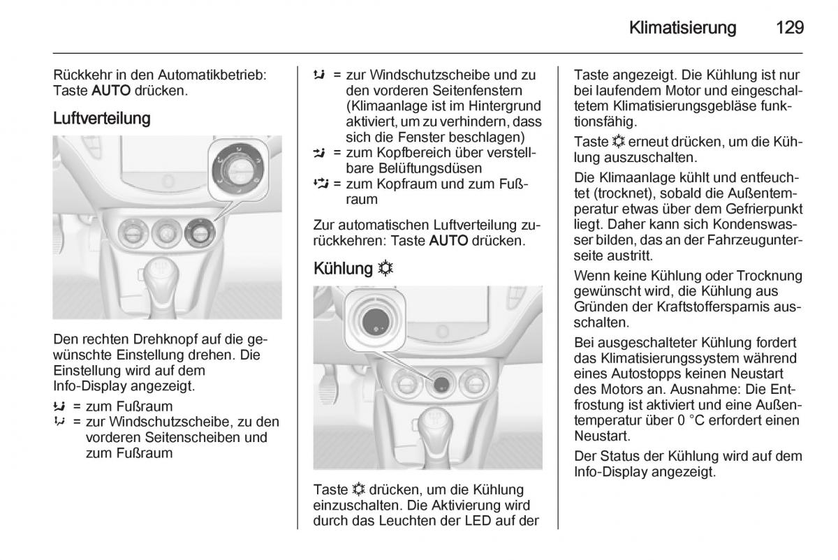 Opel Corsa E Handbuch / page 131