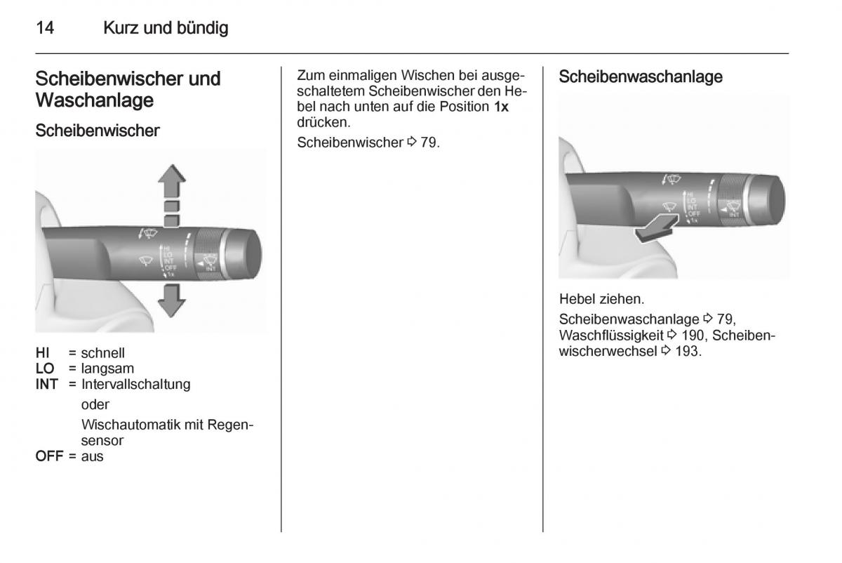 Opel Corsa E Handbuch / page 16