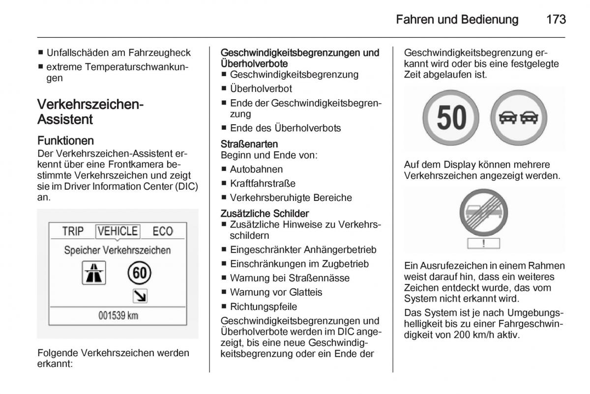 Opel Corsa E Handbuch / page 175