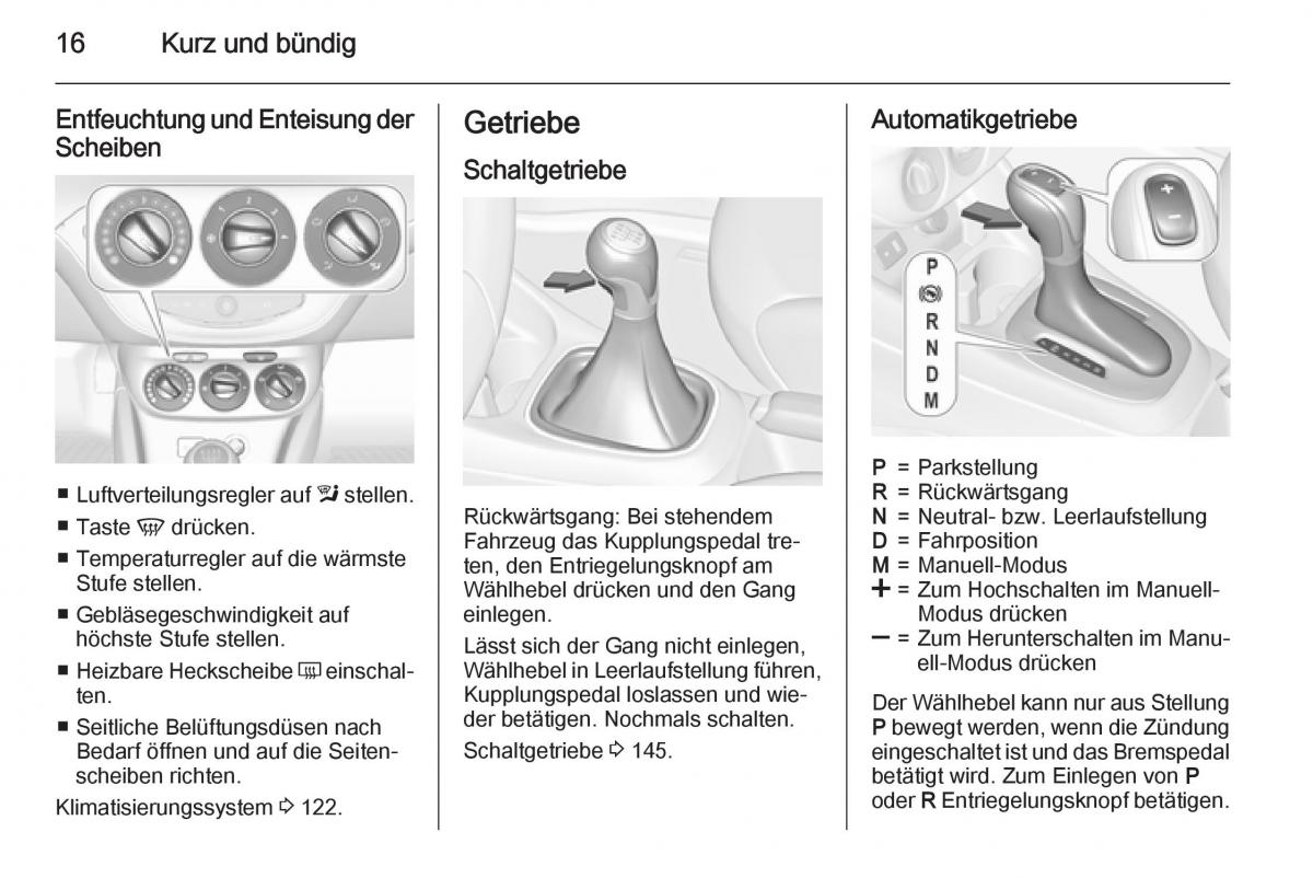 Opel Corsa E Handbuch / page 18