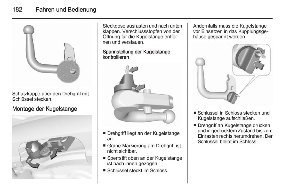 Opel Corsa E Handbuch / page 184