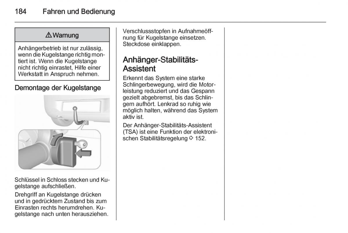 Opel Corsa E Handbuch / page 186