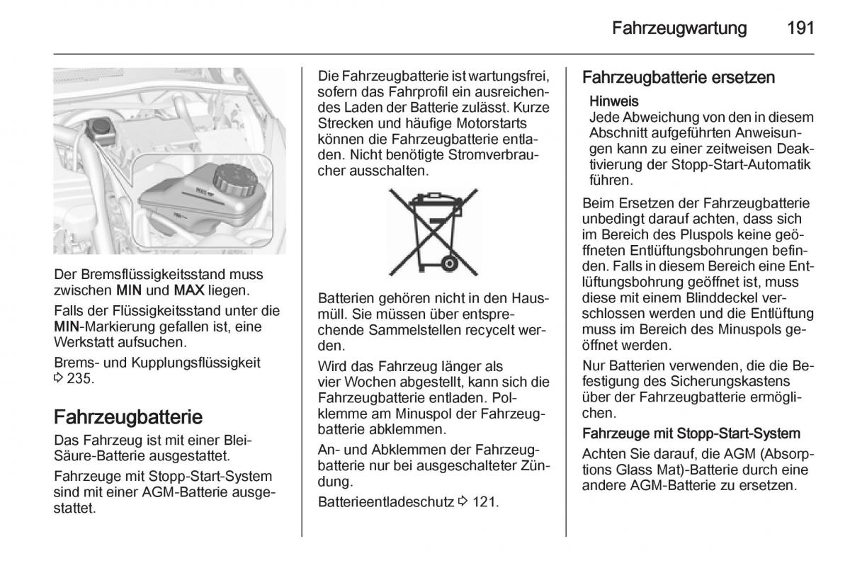 Opel Corsa E Handbuch / page 193