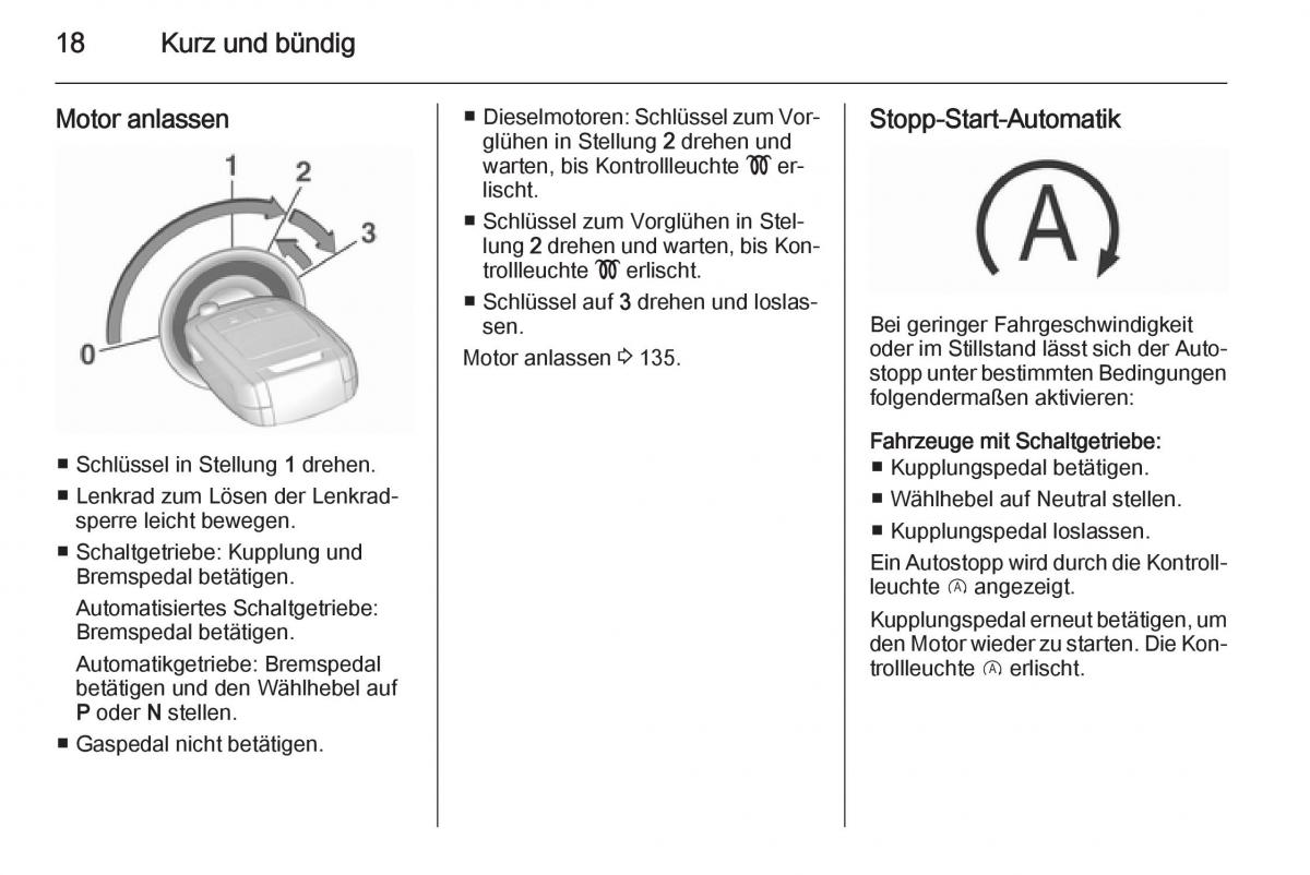 Opel Corsa E Handbuch / page 20