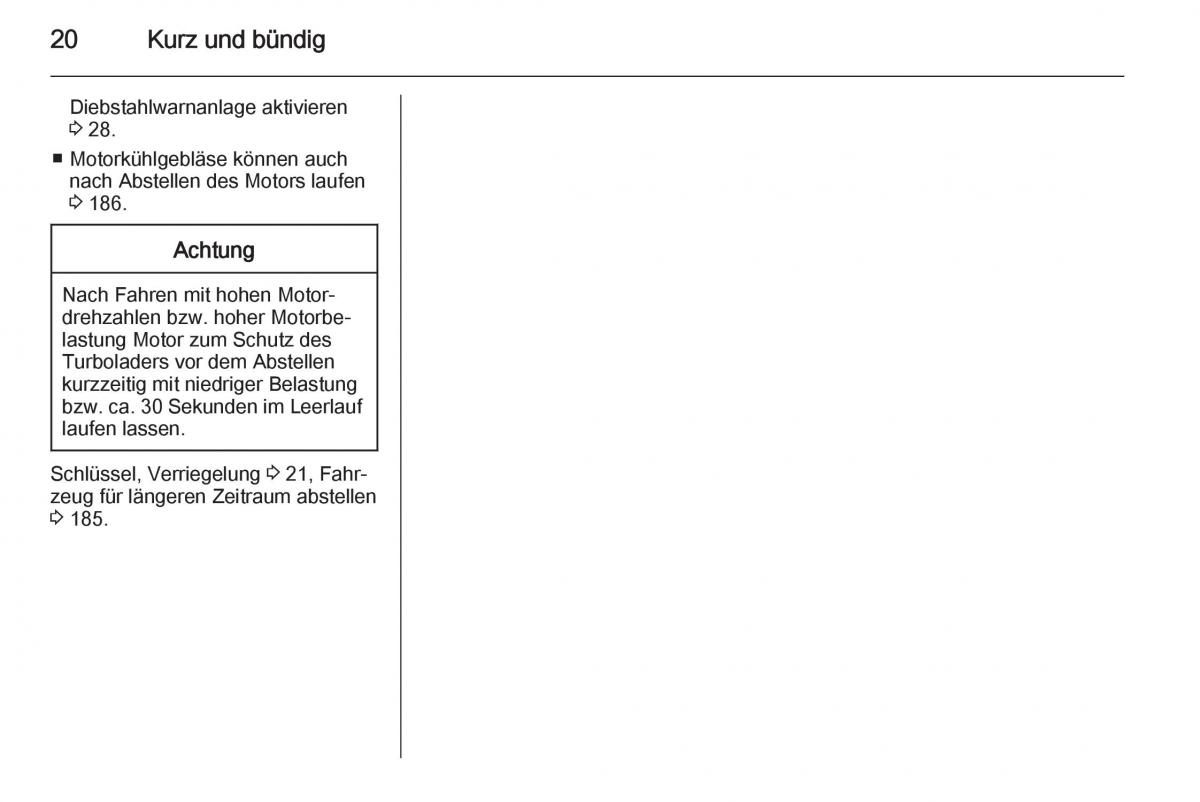 Opel Corsa E Handbuch / page 22